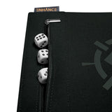 Enhance Tabletop-Zubehör Roll on a Scroll Würfel und Würfelmatte Weiß