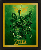 The Legend of Zelda 3D-Effekt Poster (Link) 29 x 24 cm