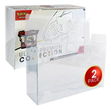 Evoretro PET Gehäuse 2er-Pack für Pokémon 151 Karmesin & Purpur Ultra-Premium-Kollektion Box