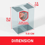 Evoretro PET Gehäuse 5er-Pack für Pokémon Medium Tins 12x8x15cm