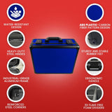 Evoretro Trading Card Aufbewahrungsbox für 90 Karten X Blau
