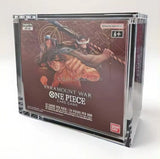 Evoretro Acryl Display Case für Bandai One Piece TCG größere Booster Box (OP-02)
