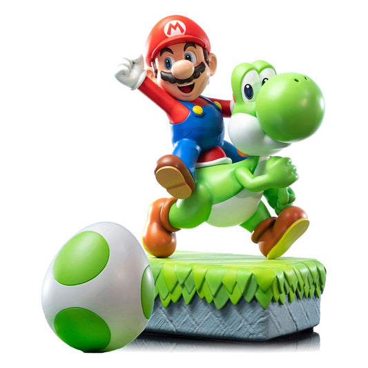 Super Mario Statue Mario & Yoshi Exclusive Edition 48 cm
