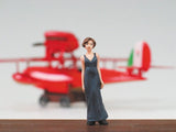 Porco Rosso Model-Kit mit Figur 1/48 Savoia S.21F Version 2 & Gina