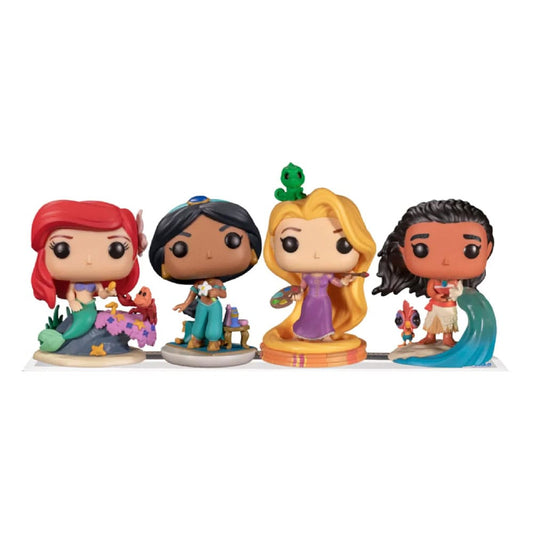 Disney POP! Movies Vinyl Figuren 4er-Pack Ultimate Princess (GW) 9 cm