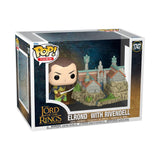 Der Herr der Ringe POP! Town Vinyl Figur Elrond & Rivendell 9 cm