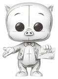 Looney Tunes POP! Animation Vinyl Figur Porky Pig? 9 cm
