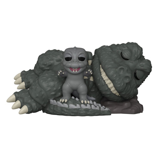 Godzilla Super Sized POP! Movies Vinyl Figur Sleeping Godzilla with Minilla 15 cm