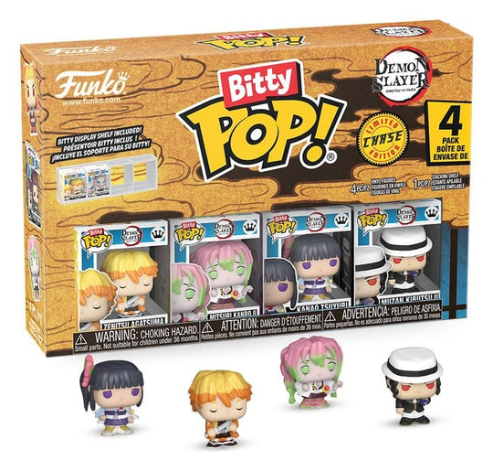 Demon Slayer: Kimetsu no Yaiba Bitty POP! Vinyl Figuren 4er-Pack Zenitsu 2,5 cm