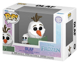 Die Eiskönigin - Völlig unverfroren POP! Disney Vinyl Figur Readers- Olaf w/Book 9 cm