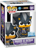 DC's Justice League and Sonic the Hedgehog POP! Movies Vinyl Figuren Shadow/Batman 9 cm