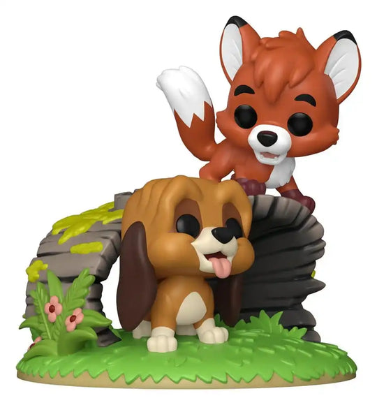 Cap und Capper POP Moments Vinyl Figuren Tod & Copper 9 cm