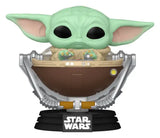 Star Wars: The Mandalorian and Grogu POP! Vinyl Wackelkopf-Figur Grogu in Pram 9 cm