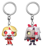 Hazbin Hotel POP! Vinyl Schlüsselanhänger 2er-Pack Charlie & Vaggie 4 cm