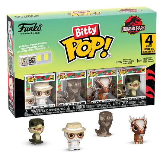Jurassic Park Bitty POP! Vinyl Figuren 4er-Pack Series 2 2,5 cm