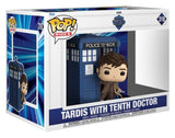 Doctor Who POP! Rides Deluxe Vinyl Figur Tenth Doctor with TARDIS 9 cm