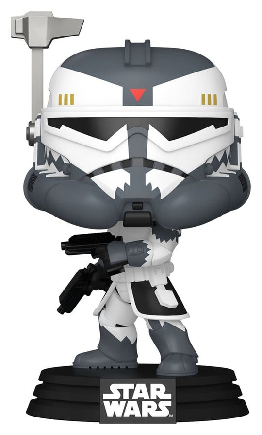 Star Wars Animation POP! Vinyl Figur Comm Wolffe 9 cm