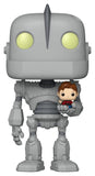 Der Gigant aus dem All Super Sized POP! Animation Vinyl Figur Iron Giant w/Hogarth 15 cm