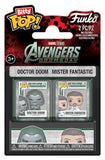 Marvel Bitty POP! Mini Figuren 2er-Pack Doctor Doom & Mister Fantastic 2 cm