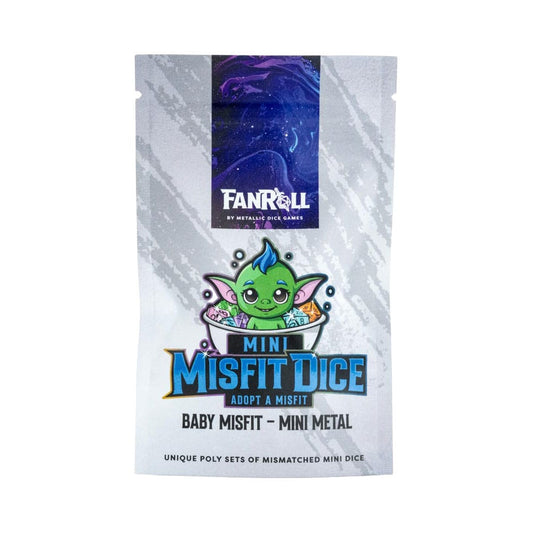 Misfit Adopt a Misfit Mini Würfel Set Blind Bag Display Baby Misfit - Mini Metal Sortiment (12)
