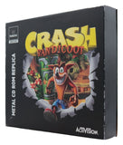 Crash Bandicoot Replik Metal CD-ROM Collectible Limited Edition 11 cm