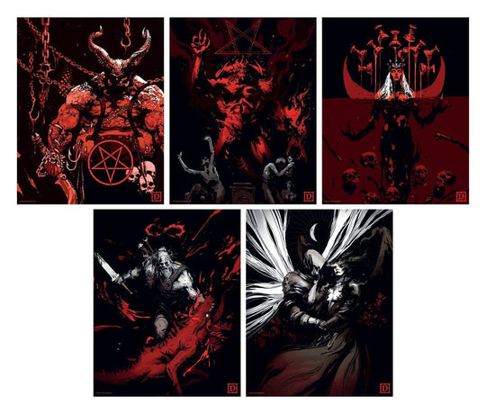 Diablo Kunstdruck Set of Five Limited Edition 36 x 28 cm