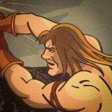 Fallout Kunstdruck Grognak the Barbarian Limited Edition 42 x 30 cm