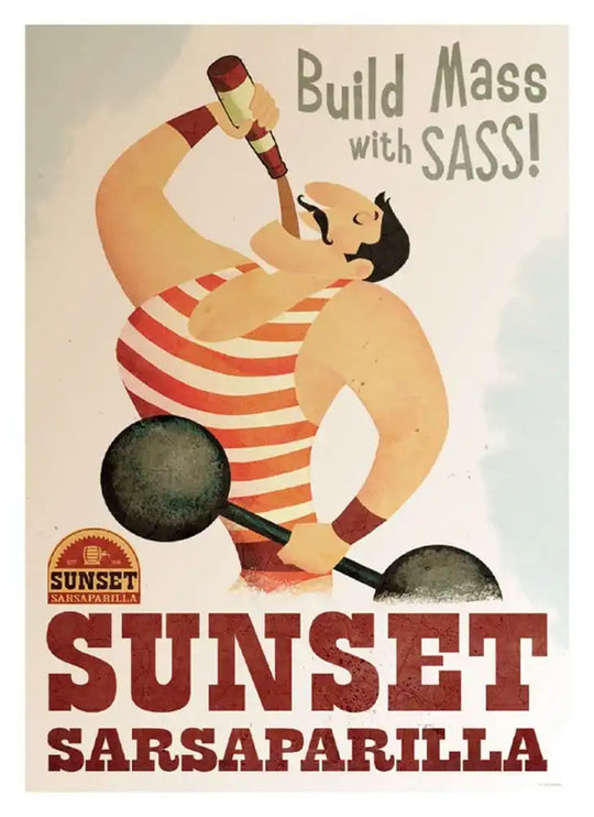 Fallout Kunstdruck Sunset Sarsaparilla Limited Edition 42 x 30 cm