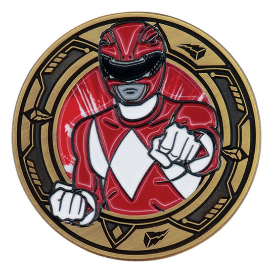 Power Rangers Sammelmünze Red Ranger Limited Edition
