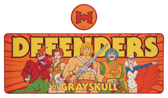Masters of the Universe Schreibtischunterlage & Untersetzer Heroes