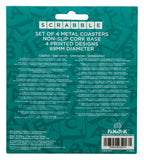 Scrabble Untersetzer 4er-Pack