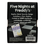 Five Nights at Freddy´s Replik Security Badge Antique Brass Edition
