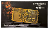 Five Nights at Freddy’s Replik Pizzaplex Opening Night Ticket Limited Edition 16 x 8 cm