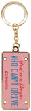 Clueless Schlüsselanhänger Nummernschild Limited Edition