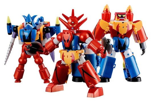 Getter Robo G Actionfiguren 3er-Set Dynamic Change Getter Robo G 13 cm