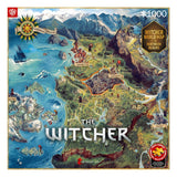 The Witcher Puzzle The Northern Realms Map (1000 Teile)