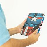 Marvel Captain America Premium Notizbuch mit Stift Uniform A5