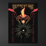 Der Herr der Ringe Leuchtendes Poster Balrog 50 x 70 cm