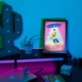 Die Simpsons Gerahmtes LED-Poster 20 x 28 cm