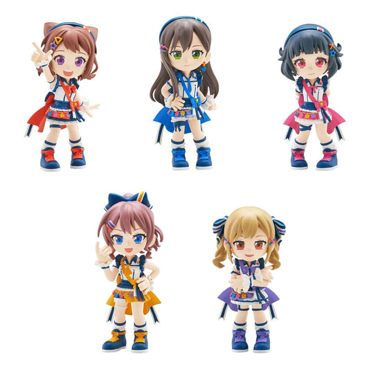 BanG Dream! Poppin'Party PalVerse PVC Figuren 9 cm Sortiment (6)