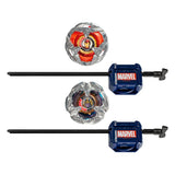 Beyblade X Marvel Collab Iron Man 4-80B vs. Thanos 4-60P