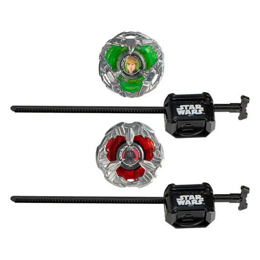 Beyblade X und Star Wars Collab Luke Skywalker 4-80B vs. Darth Vader 4-60B