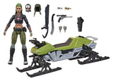 G.I. Joe Classified Series Actionfigur und Fahrzeugset #194 Zanya und Dreadnok Chameleon (Swamp Skier) 15 cm