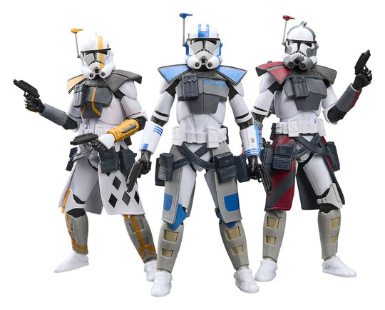 Star Wars: The Clone Wars Black Series Actionfiguren 3er-Pack ARC Trooper Havoc, Colt & Blitz 15 cm