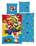 Pokémon Bettwäsche Super Mario (Mario, Luigi, Toad, Bowser) 135 x 200 cm