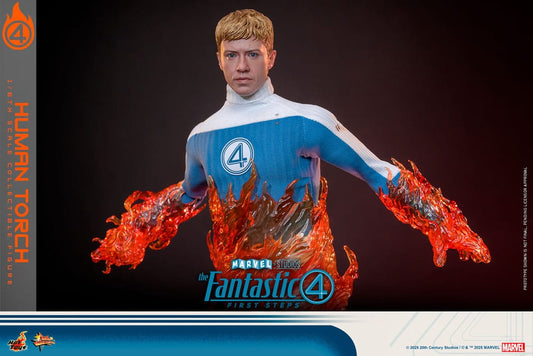 The Fantastic Four: First Steps Movie Masterpiece Actionfigur 1/6 Human Torch 30 cm