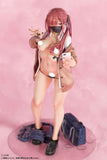 Original Character Statue 1/5 Red-Haired Gyaru-Chan Mask Ver. Illustration by Nanamakura 29 cm
