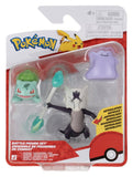 Pokémon Battle Figure Set Actionfiguren Bisasam, Ditto & Alola-Knogga (3er-Pack)