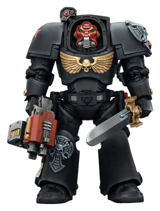 Warhammer 40,000 Actionfigur Black Templars Terminator 1 with Power Sword and Storm Bolter 14 cm
