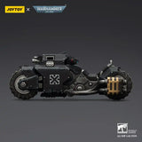 Warhammer 40,000 Raider-pattern Combat Bike Raven Guard with twin-linked bolt rifles 22 cm